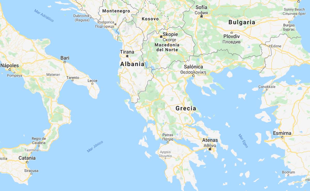 Reportan sismo de 5.7 de magnitud en Grecia 