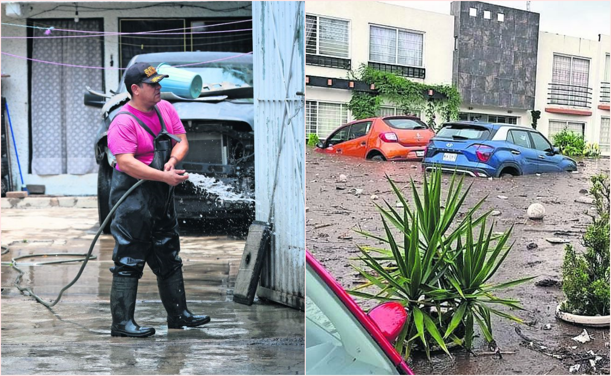 Lluvia no cede; azota la zona oriente del Valle de México