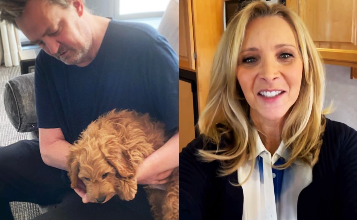 Lisa Kudrow adoptaría al perrito de Matthew Perry, tras la muerte del actor