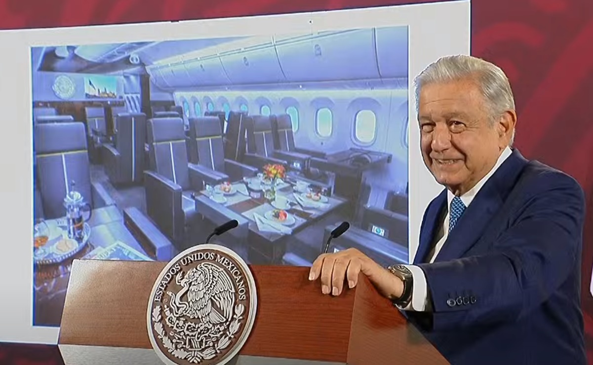 “Sí se vendió”: AMLO rechaza otra vez que venta del avión presidencial haya sido “pura faramalla”