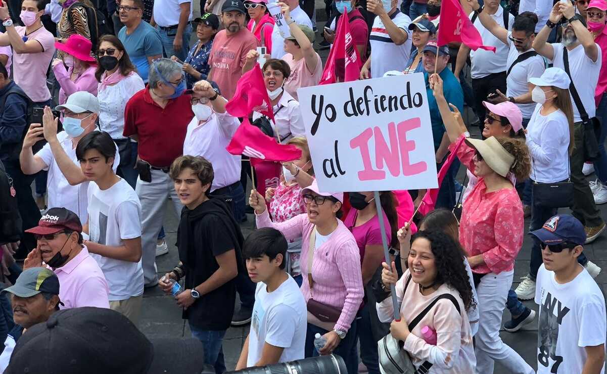 Marcha Ine Sigue Minuto A Minuto La Movilización Del Ángel Al Monumento A La Revolución 7132