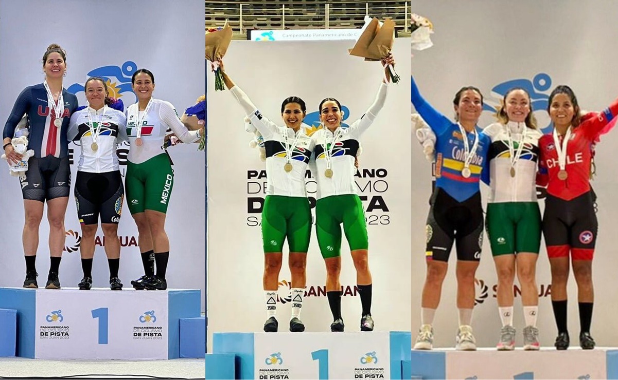¡Histórico! Selección Mexicana de ciclismo de pista consigue dos medallas de oro y una de bronce en el Campeonato Panamericano