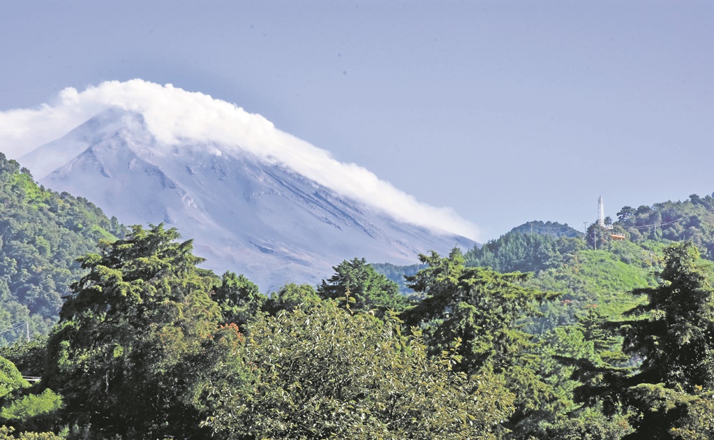 Volcán Popocatépetl emite 145 exhalaciones en las últimas 24 horas