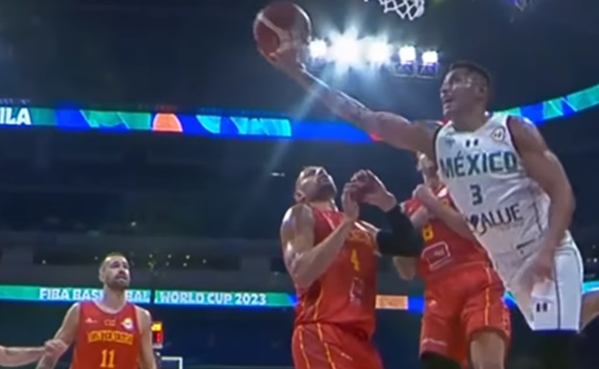 La Selección Mexicana de Balonceso cae ante Montenegro en el debut mundialista