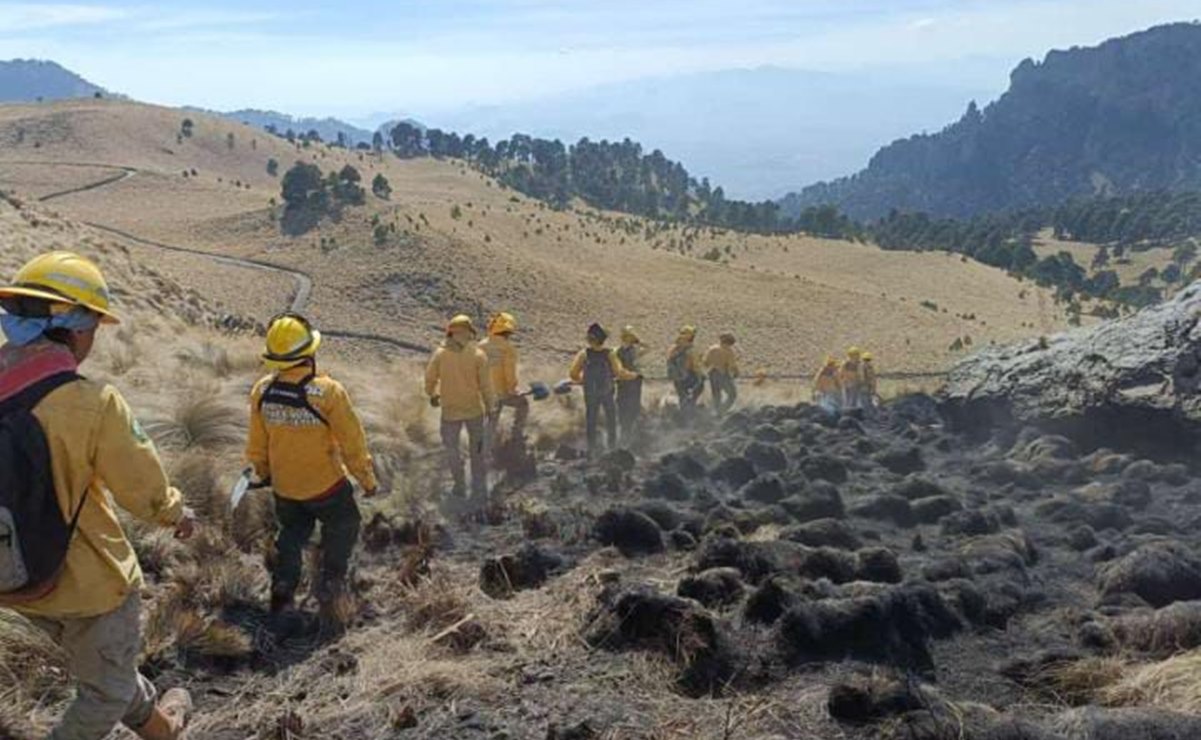 Incendio en Parque Nacional Izta-Popo consume 260 hectáreas; no se reportan personas lesionadas 