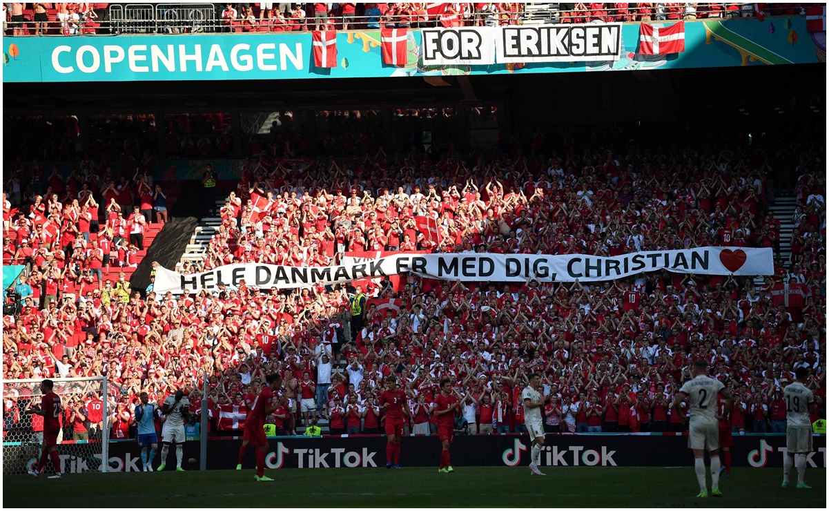 Emotivo homenaje a Eriksen, pese a derrota de Dinamarca ante Bélgica 