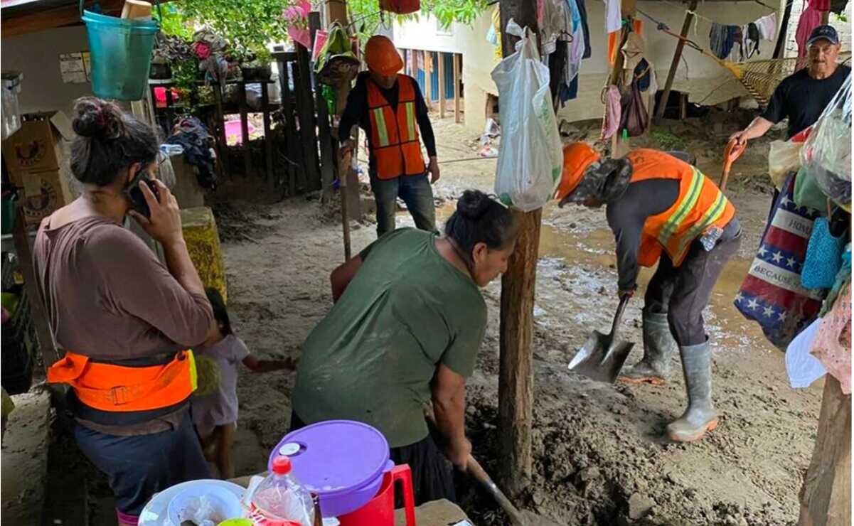 Censarán a más de 26 mil familias en comunidades de Oaxaca con daños por "Agatha"