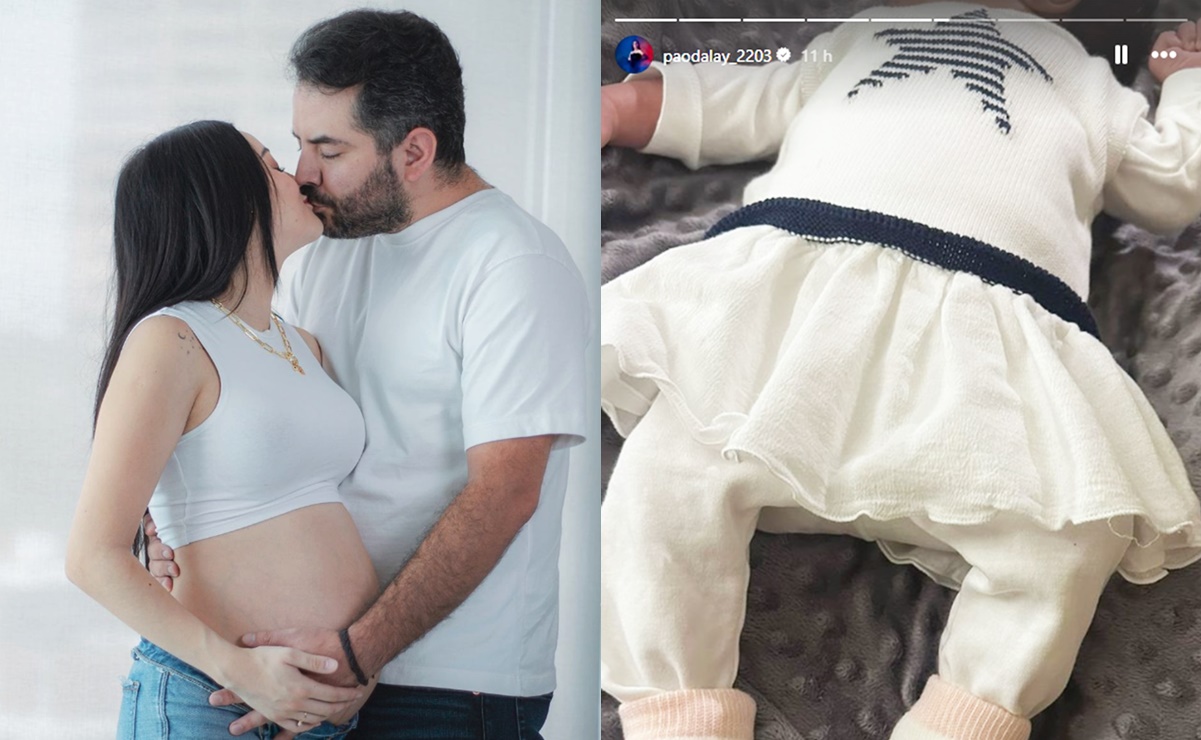 José Eduardo Derbez y Paola Dalay muestran primera foto de su hija Tessa, a menos de un mes de nacer