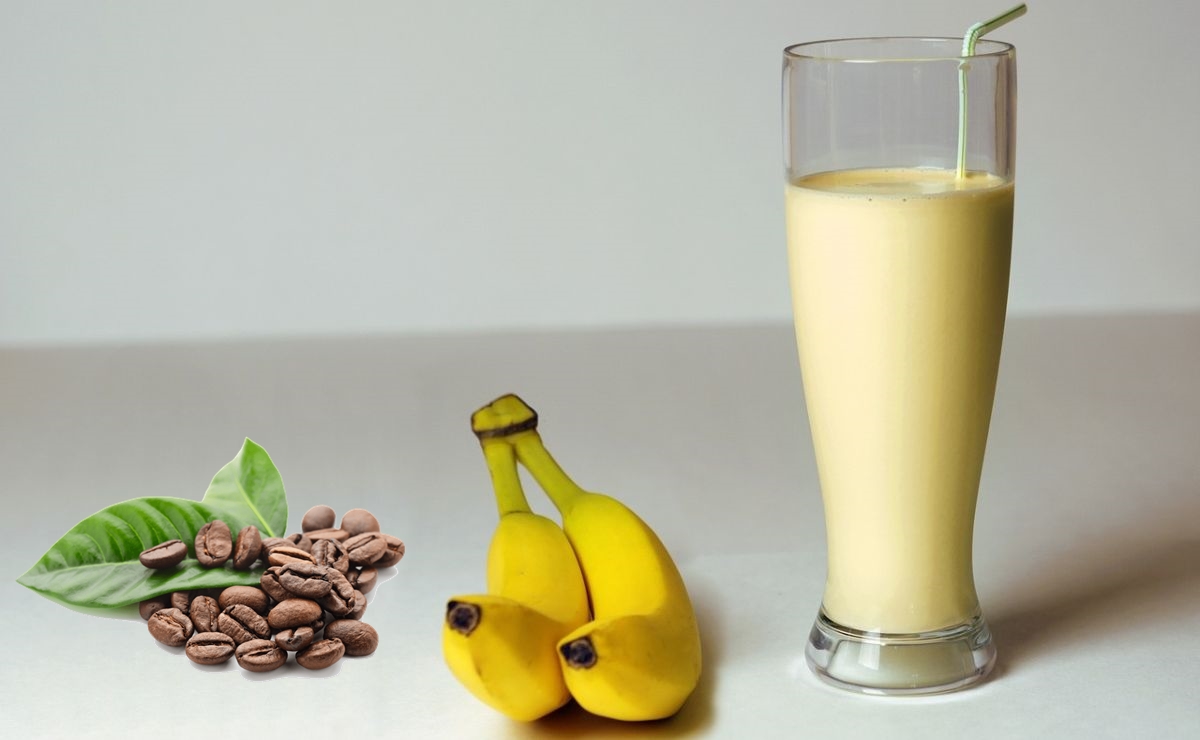 El licuado a base de plátano y café ideal para recargar la energía que te falta