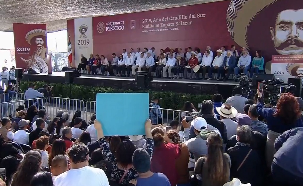 AMLO encabeza ceremonia por Emiliano Zapata
