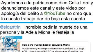 Celia Lora causa polémica por pedir que maten a AMLO 