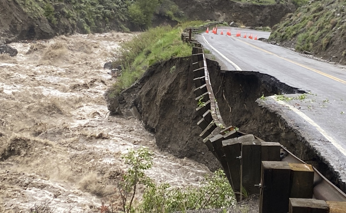 Yellowstone: Desalojan a turistas del parque por inundaciones y deslaves (Fotos)