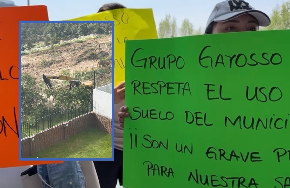 “¡No queremos vivir junto a fosas!”: Vecinos de Naucalpan rechazan construcción de panteón privado