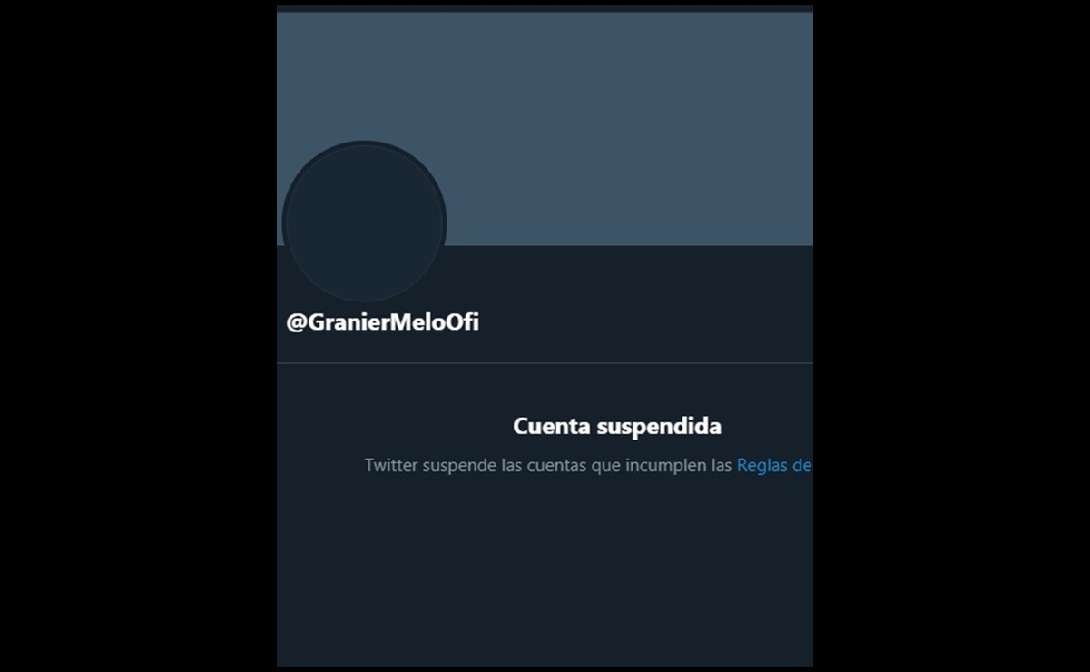 Denuncian suspensión de la cuenta de Twitter del exgobernador Andrés Granier Melo