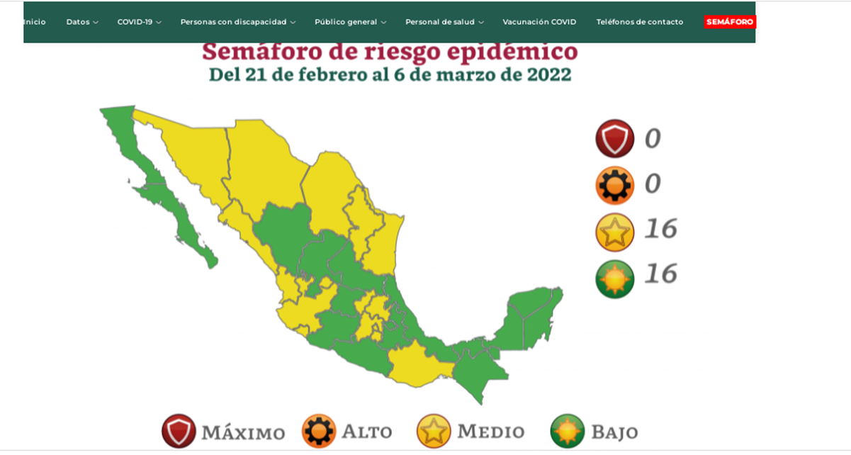 La mitad de México estará en amarillo y la otra en verde en semáforo Covid-19