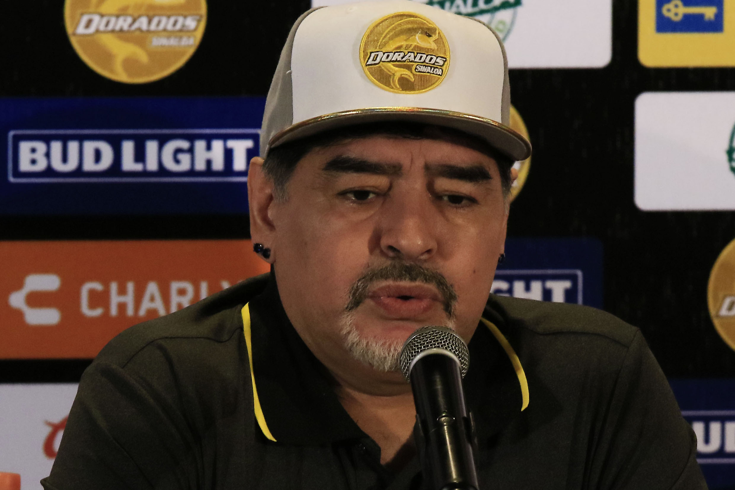 Ni un mensaje de solidaridad de Maradona para gente de Culiacán