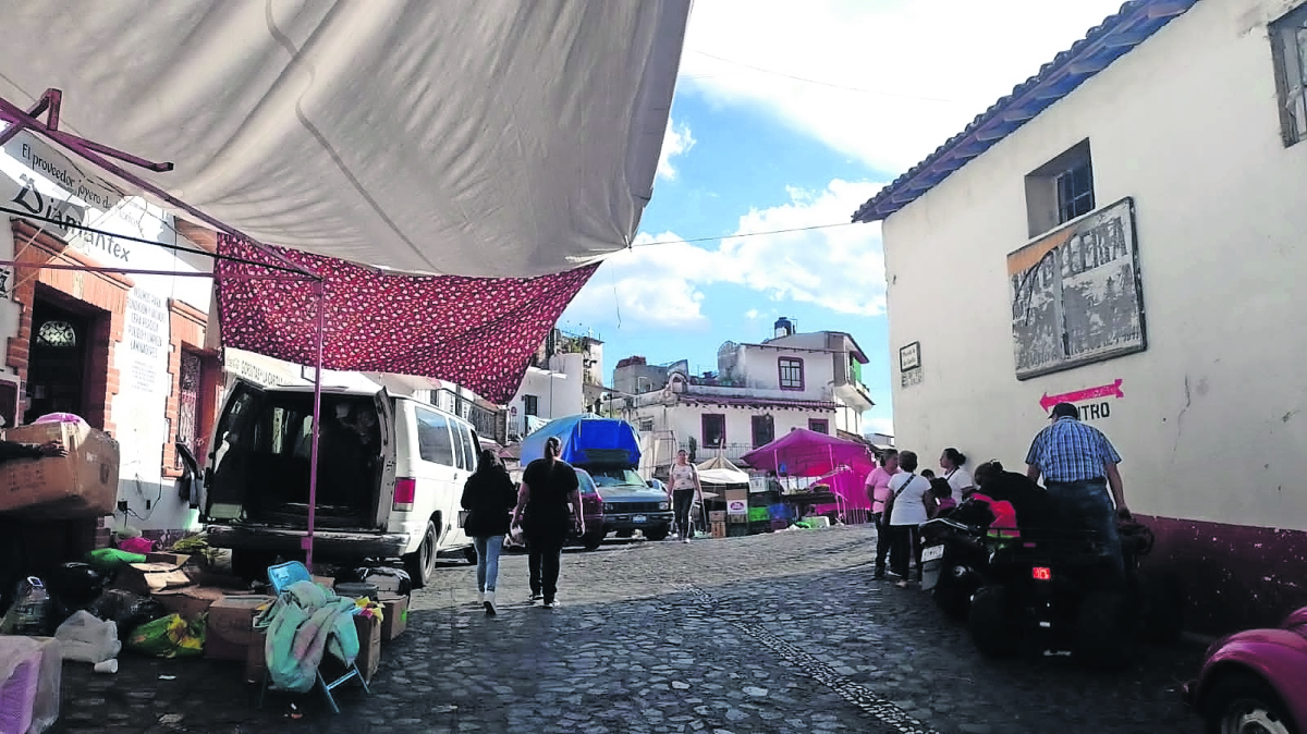 Este lunes todo se detuvo en Taxco, sólo hubo miedo y tensión