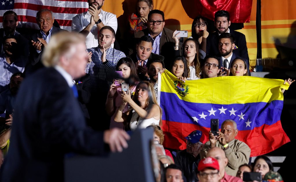 Trump tacha a Maduro de "marioneta de Cuba" en su discurso en Miami