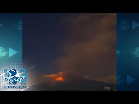 Popocatépetl reporta explosión