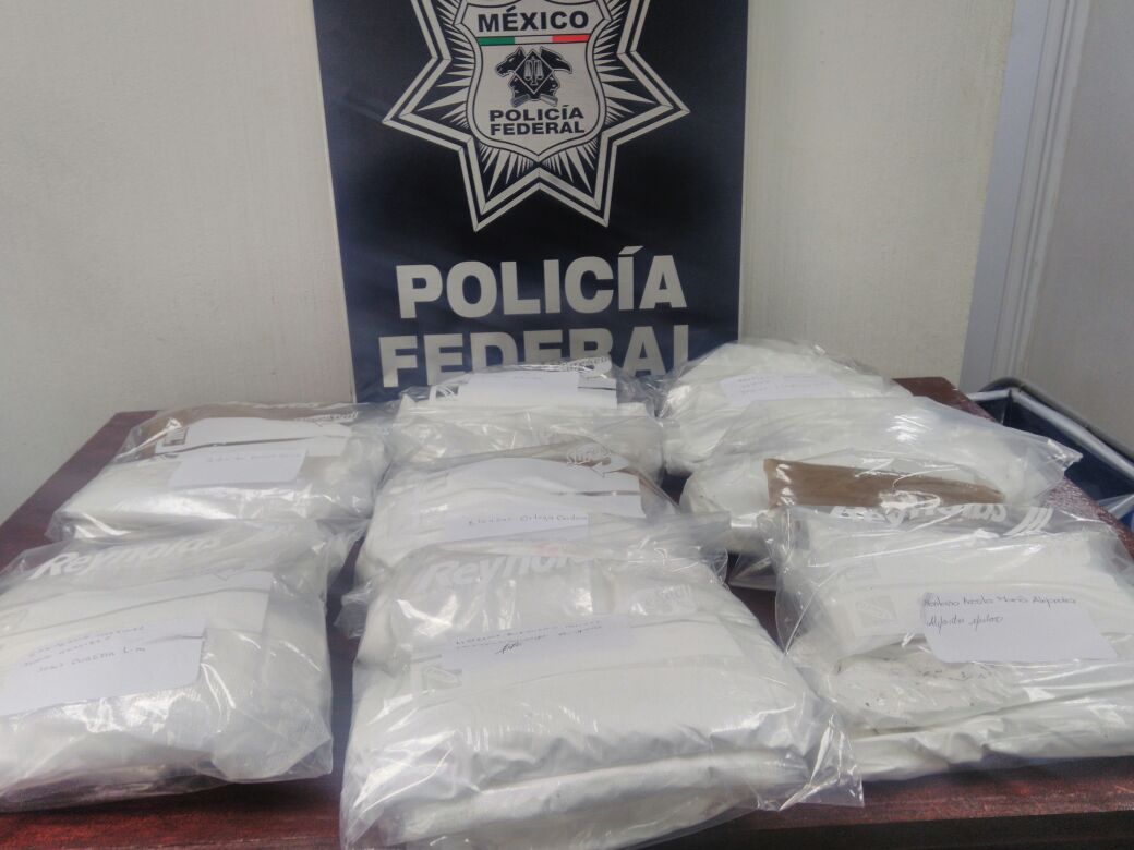 Aseguran 7 kilos de cocaína en el Aeropuerto de la CDMX