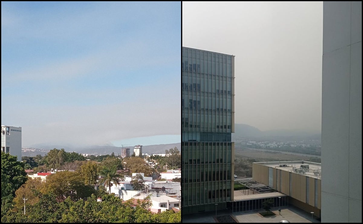 Por incendio forestal, emiten emergencia atmosférica en Zona Metropolitana de Guadalajara