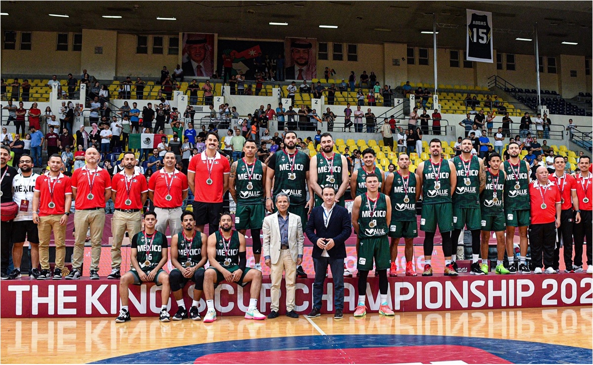 Selección Mexicana de Basquetbol gana la medalla de plata en la Kings Cup de Jordania