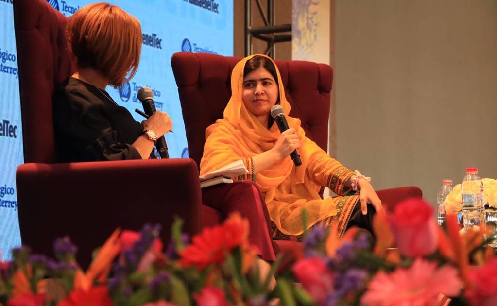 El odio es inaceptable, dice Malala sobre muro de Trump