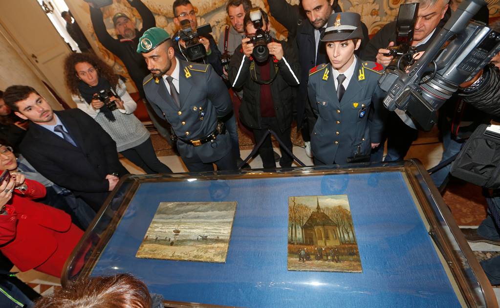 Museo de Nápoles expone los Van Gogh recuperados en Italia