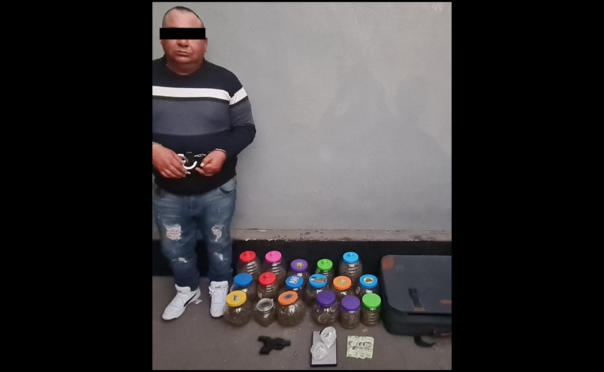 Cae "El Williams", supuesto narcomenudista de La Unión Tepito en la colonia Morelos