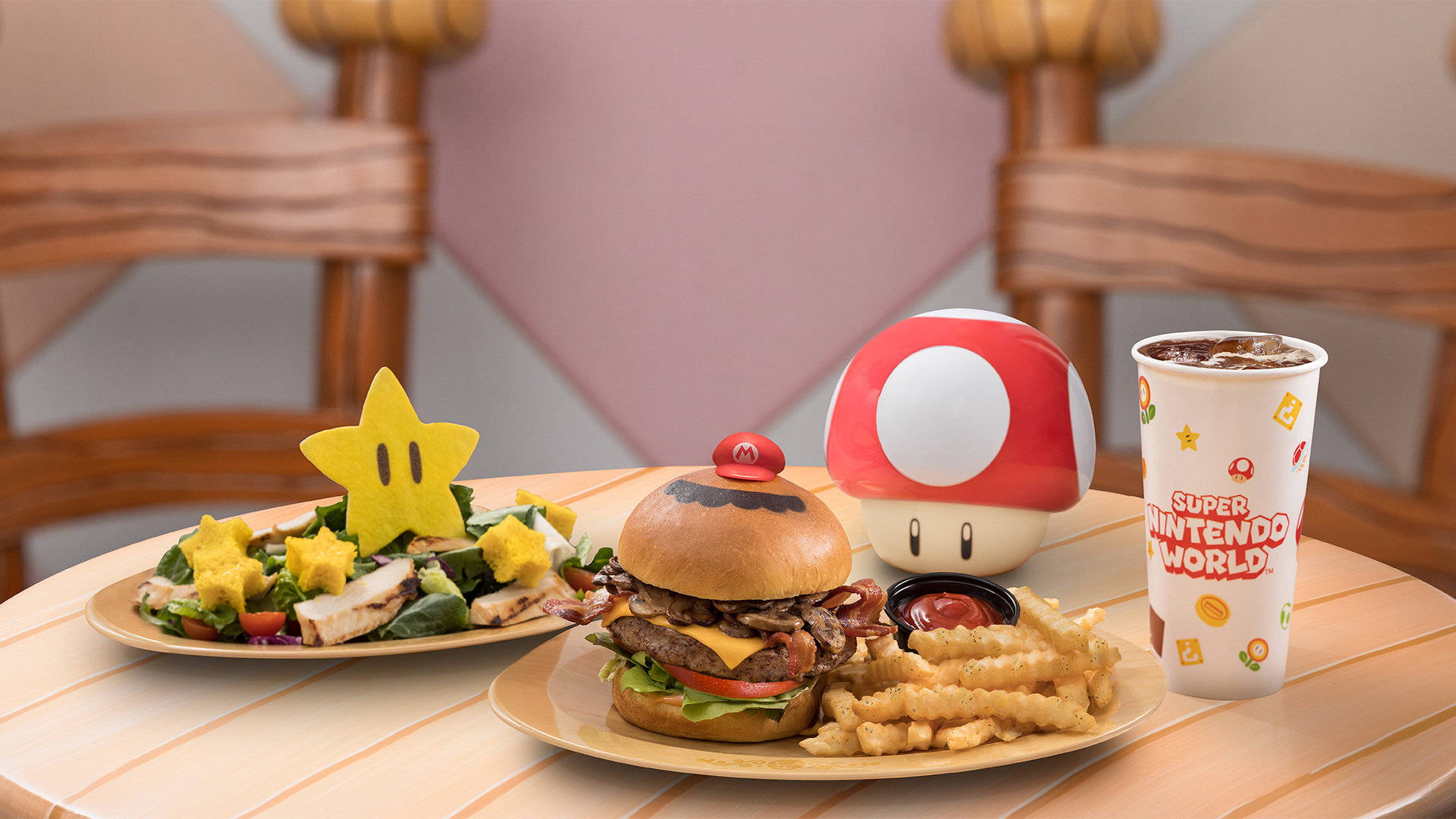 Así será la comida temática de Super Nintendo World en Universal Studios Hollywood