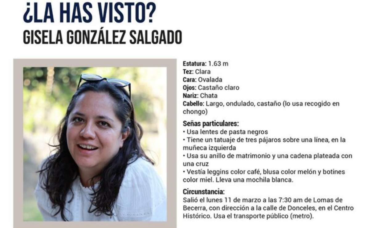 Localizan cuerpo de Gisela González, trabajadora del Congreso de la CDMX, en límites del Edomex