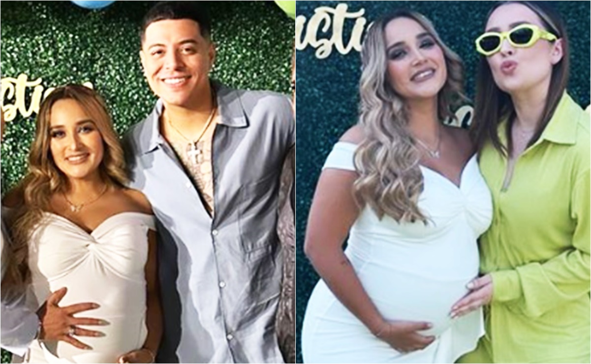 Daisy Anahy celebra su baby shower con Eduin Caz presente, pero se va temprano 