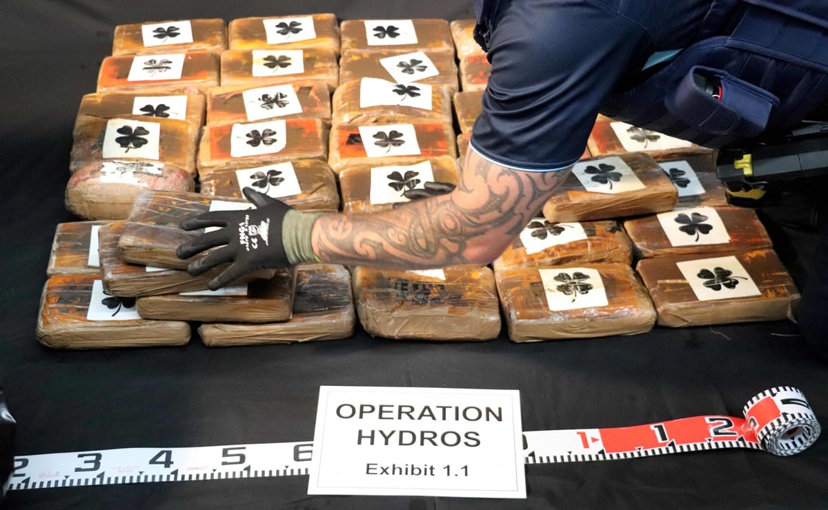 Policía de Nueva Zelanda incauta cocaína suficiente para abastecer al país por "30 años"