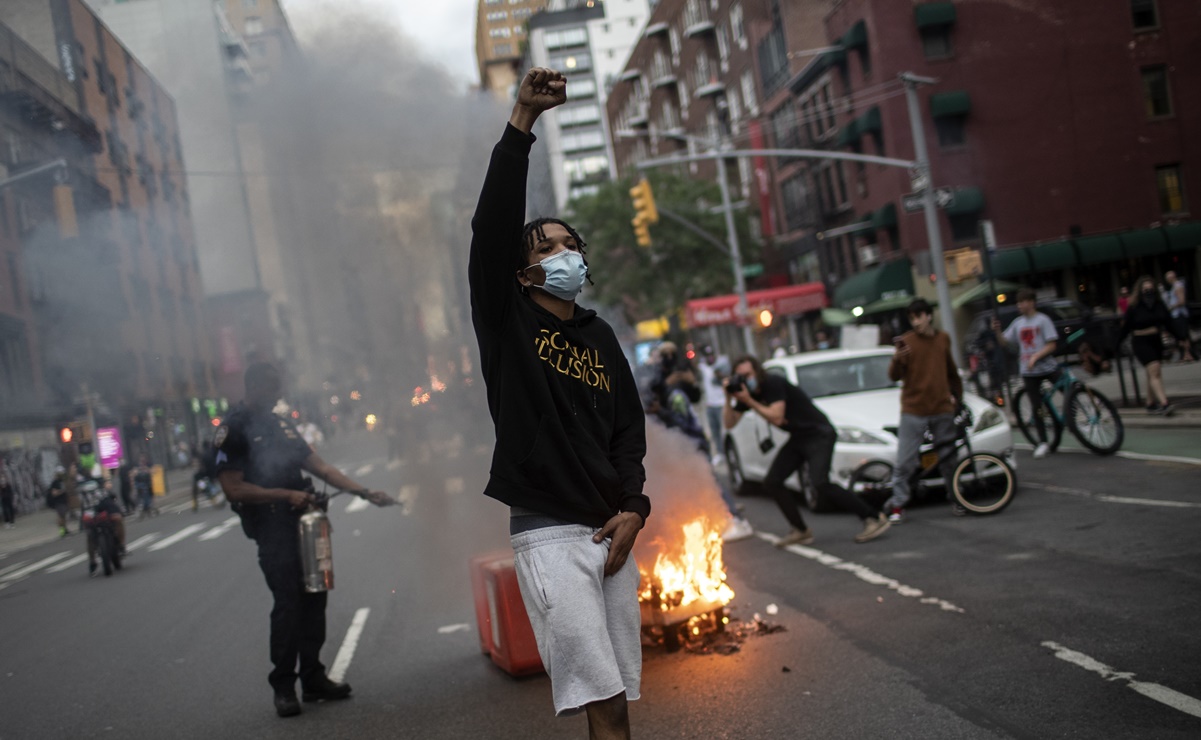 Protestas en Nueva York dejan 345 detenidos y 33 policías heridos