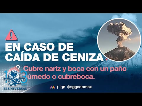 Preocupa a autoridades aumento de actividad del Popocatépetl