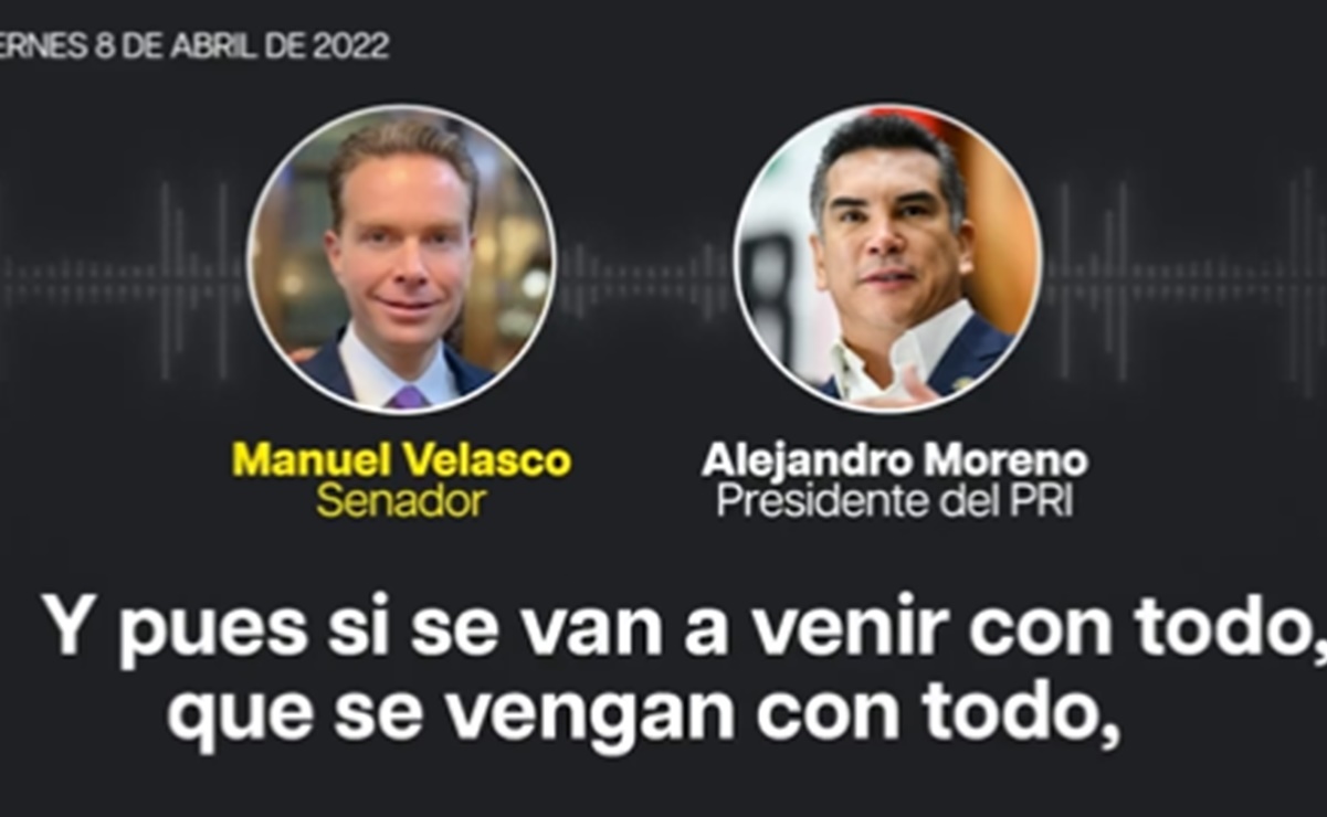 Guerra de audios: Alito responde a filtraciones con otra grabación con Manuel Velasco