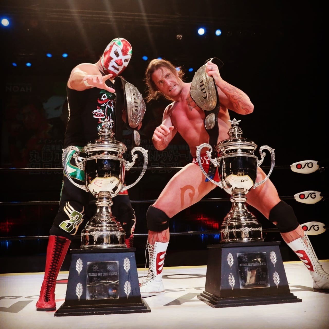 Hijo de Dr. Wagner Jr, campeón de parejas en Japón