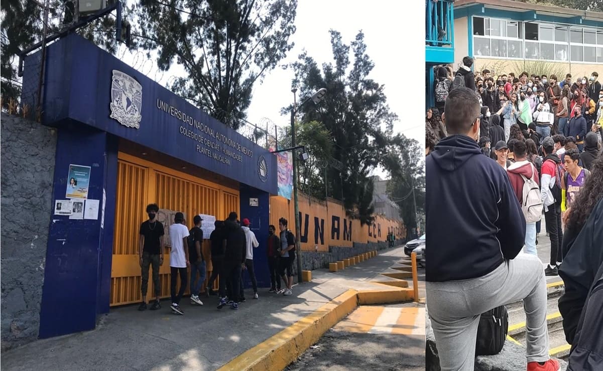 Estudiantes del CCH Naucalpan mantienen paro de 72 horas