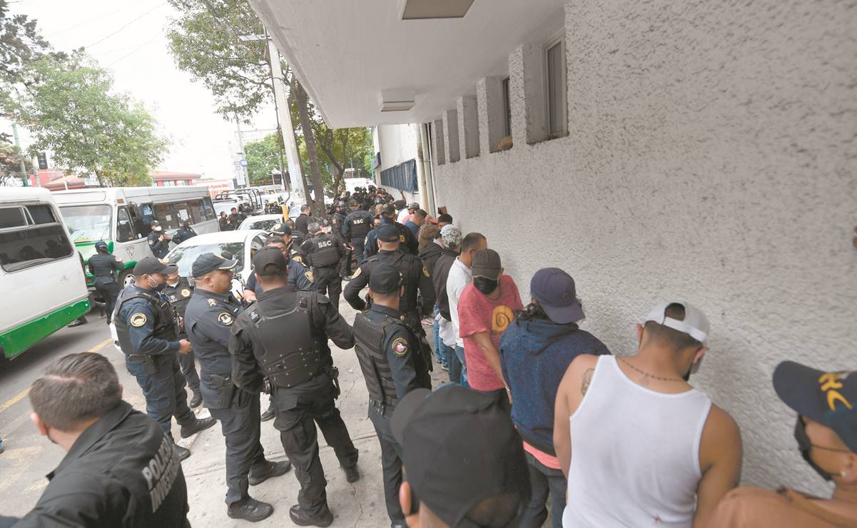 Jornada concluye con 58 personas detenidas