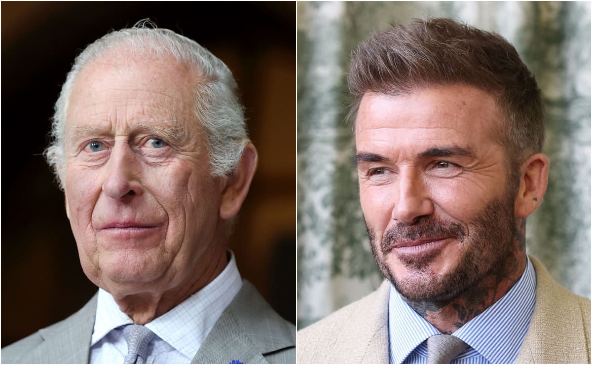 Así sorprendió el rey Carlos III a David Beckham en su cumpleaños 50