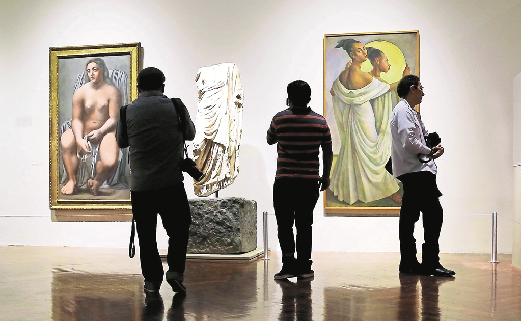 Picasso y Rivera se despiden de Bellas Artes