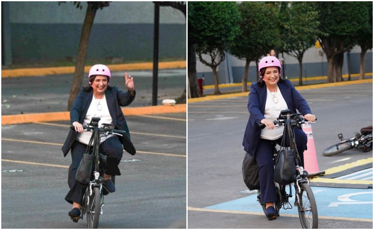 ¿Cuánto cuesta la bicicleta en la que llegó Xóchitl Gálvez al Primer Debate Presidencial?