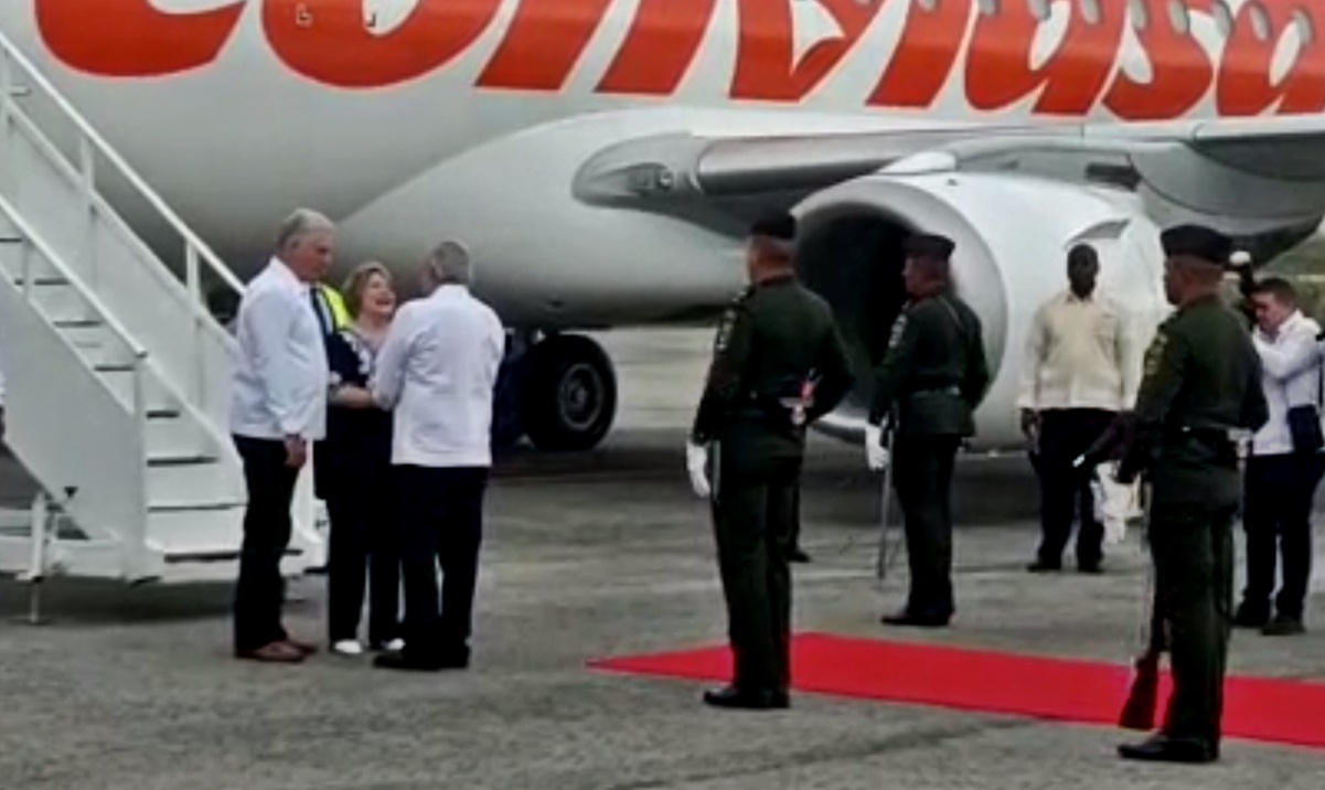AMLO recibe al presidente de Cuba, Miguel Díaz-Canel, en Campeche