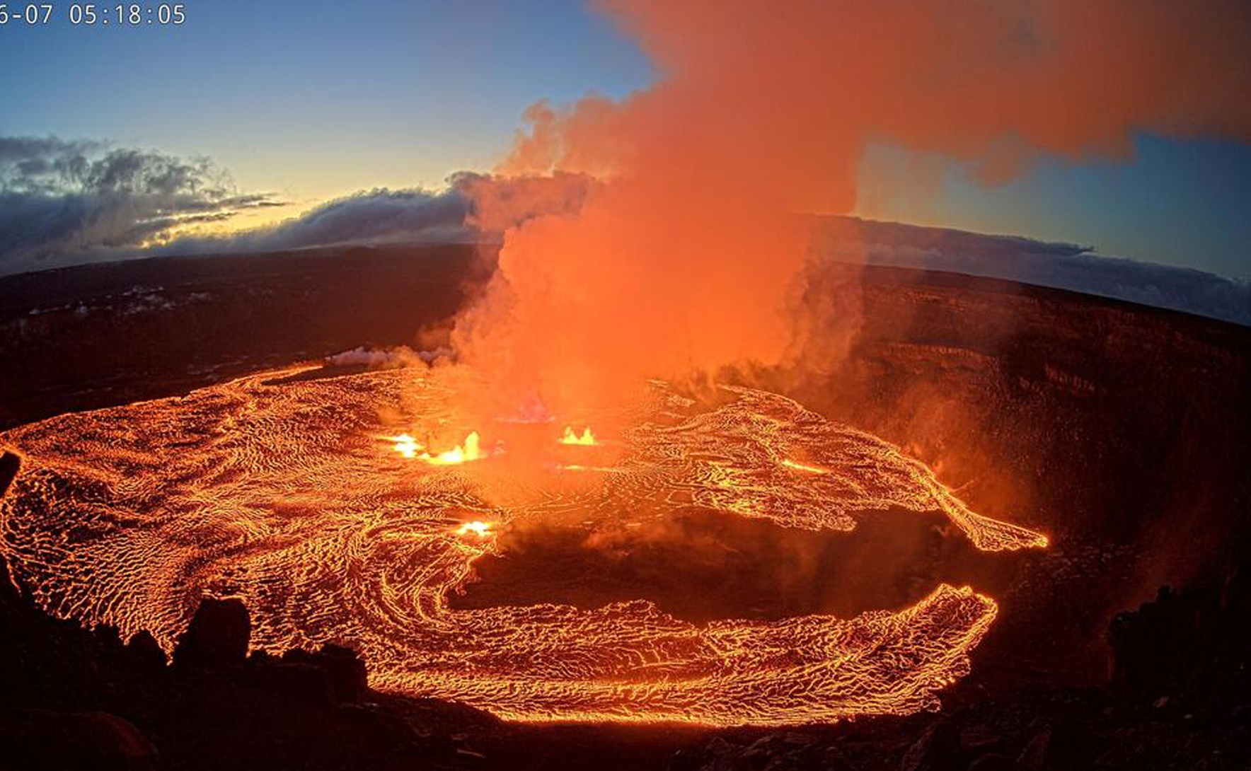 VIDEO. El volcán Kilauea de Hawái entra en erupción