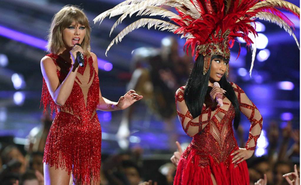 Taylor Swift y Minaj brillan en los MTV