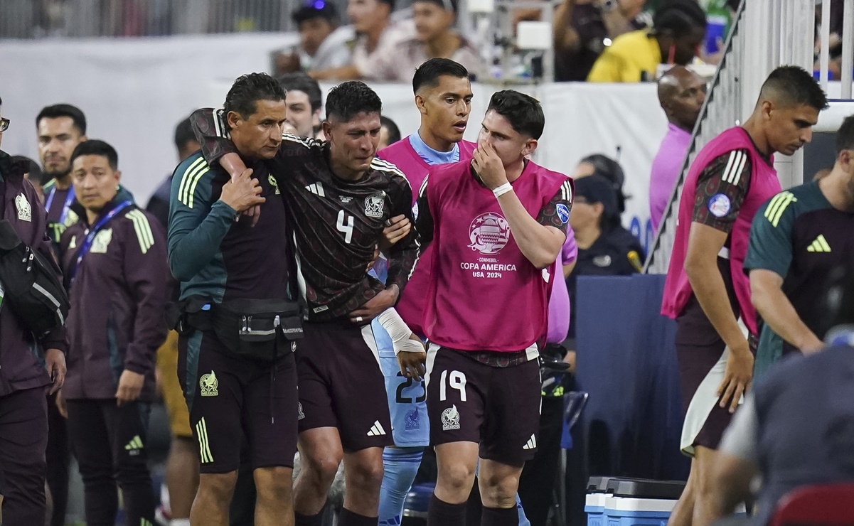Edson Álvarez se perdería el resto de la Copa América por su lesión ante Jamaica