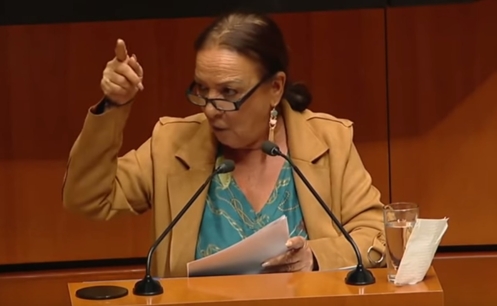 “No se hagan pen…”, dice senadora de Morena a panistas 