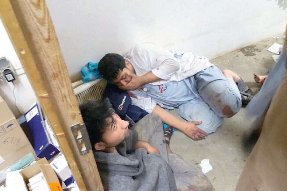 EU ataca hospital de MSF en Afganistán; mueren 19