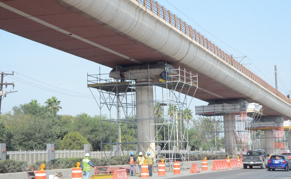 Buscan que empresa responsable de fallas en obras del Metro de Monterrey pague costos de reconstrucción