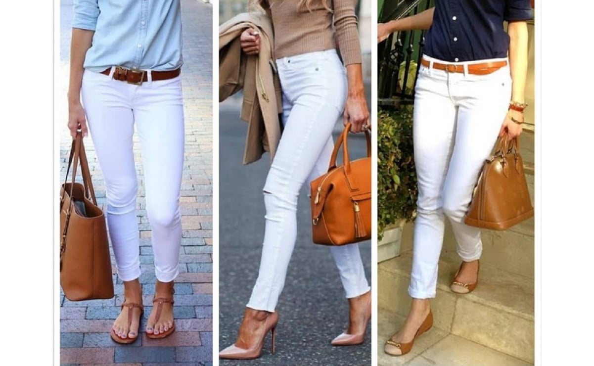 Cómo combinar los pantalones blancos en verano